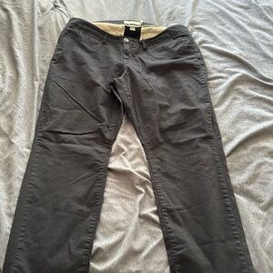 Black straight pants